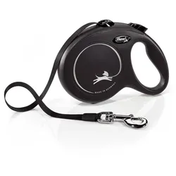 FLEXI New Classic L Gurtleine 5 m Schwarz