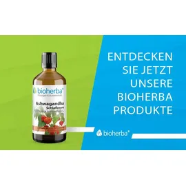 Bioherba Ashwagandha Schlafbeere Tropfen Tinktur 50 ml