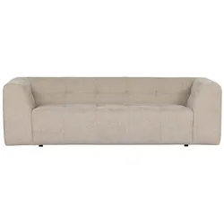Sofa Grid aus Chenille-Gewebe, Beige