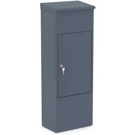 seavas Paketbox 3 Anthrazit– Briefkastenbox, XXL-Briefkasten, Parcelbox