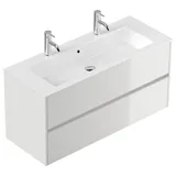 Posseik Limes Doppel-Waschtisch 120 x 46,5 cm