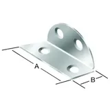 ede - vormann Spanplattenwinkel Stahl verzinkt 40 x 19 mm