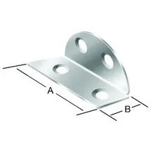 ede - vormann Spanplattenwinkel Stahl verzinkt 40 x 19 mm