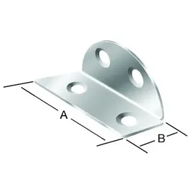 ede - vormann Spanplattenwinkel Stahl verzinkt 40 x 19 mm