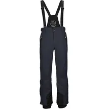 KILLTEC Herren Funktionshose/Skihose mit abnehmbaren Trägern, Kantenschutz und Schneefang - Enosh, schwarz blau, L