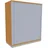 FM Büromöbel Sidney Rollladenschrank 100 x 113,4 x 44,2 cm braun
