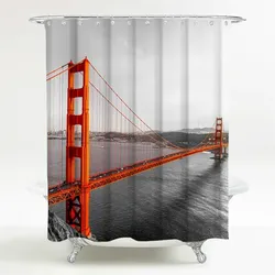 Sanilo Duschvorhang, Polyester, San Francisco - grau