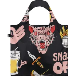 Loqi Snask Tasche schwarz recycelt