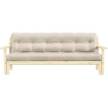 Karup Design "Unwind", Schlafsofa clear/beige 218x92x88 cm / 218x145x76 cm