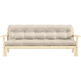 Karup Design "Unwind", Schlafsofa clear/beige 218x92x88 cm / 218x145x76 cm