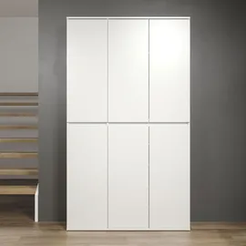 trendteam Nevada Mehrzweckschrank 111 x 191 x 34 cm Weiß