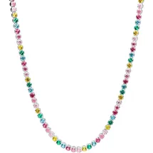 Pandora 394648C01-40 Regenbogenfarben / Kristall, Silber