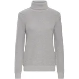 Oxmo Rollkragenpullover grau S