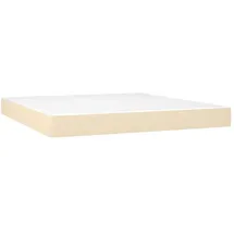 vidaXL Taschenfederkernmatratze Creme 180 x 200 cm H3