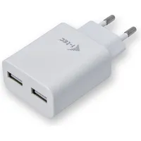 iTEC i-tec USB Power Charger 2 Port 2.4A weiß (CHARGER2A4W)