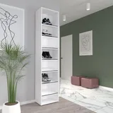 Forte Canberra 46 x 206,5 x 29,5 cm schwarz-weiß matt / schwarz-weiß