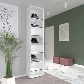 Forte Canberra 46 x 206,5 x 29,5 cm schwarz-weiß matt / schwarz-weiß