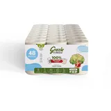 Grazie Natural, Toilettenpapier, Maxi Ecol FSC, 48 Rollen, dermatologisch getestet, 100% recyceltes Toilettenpapier, umweltfreundlich, hergestellt in Italien