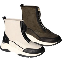 Mustang Damen Stiefelette High Top Sneaker Reißverschluss vorne 1438-501, Größe:36 EU, Farbe:Grün