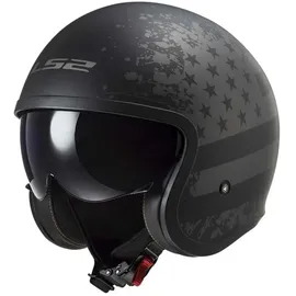 LS2 Spitfire II Schwarz Matt/Grau M