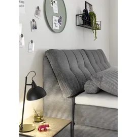 Set One by Musterring Boxspringbett Fairfield 160 x 200 cm Stoff Ash