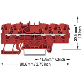 WAGO GmbH &amp; Co. KG 5-L-Durchgangsklemme 2201-1503