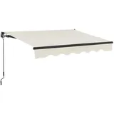 Juskys Gelenkarmmarkise 350 x 300 cm beige