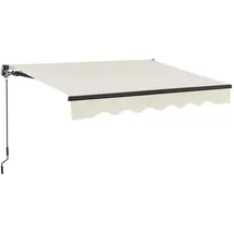 Juskys Gelenkarmmarkise 350 x 300 cm beige