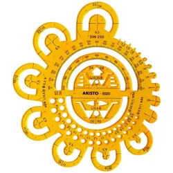 Aristo Schablone - runde Schablone - 16,2 cm Durchmesser