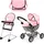 Bayer Design Cosy Set Sterne Rosa