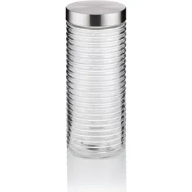 Kela Diana Vorratsdose Glas rund Edelstahl 22 x 11 cm 2 l
