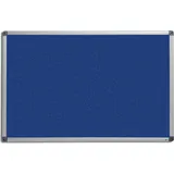 Office Marshal Filz-Pinnwand mit Aluminium-Rahmen | blau | 180x120 cm