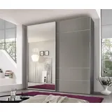 STAUD Schwebetürenschrank Sonate Lucca mit Spiegel 200 x 240 x 68 cm Grau