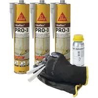 Vasalat PRO-3 betongrau 3x 300ml Dichtstoff mit Aktivator