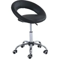 Homcom Rollhocker schwarz