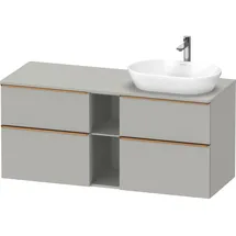 Duravit D-Neo Konsolenwaschtischunterbau wandhängend Betongrau Matt 1400x550x664 mm à DE4970R0407000 DE4970R04070000,