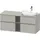 Duravit D-Neo Konsolenwaschtischunterbau wandhängend Betongrau Matt 1400x550x664 mm à DE4970R0407000 DE4970R04070000,