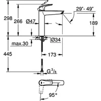 Grohe Eurosmart Einhandmischer Chrom