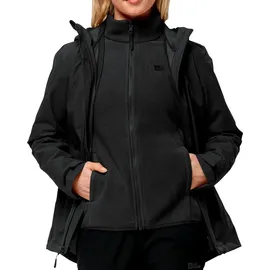 Jack Wolfskin Moonrise 3in1 Jacket Damen black XL