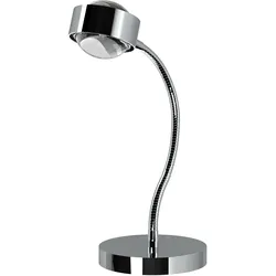 Top Light Puk Mini Flexlight Table Tischleuchte Standard-Fassung | Linse klar / Linse klar | chrom