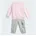 Essentials Baby-Jogginganzug clear pink/white 92