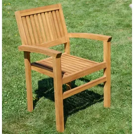 aleos TEAK Set 7-tlg. Braun