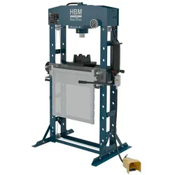 HBM 50 Ton professionelle Rahmenpresse, Werkbankpresse, mit Sicherheitsgitter