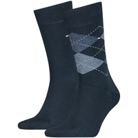 Tommy Hilfiger Herren Karosocken - dark navy - 43-46