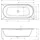 Riho Desire Corner Eckbadewanne 184 x 84 x 60 cm (B088001105)