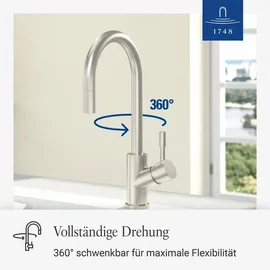 Villeroy & Boch Umbrella Flex edelstahl massiv 925400LC