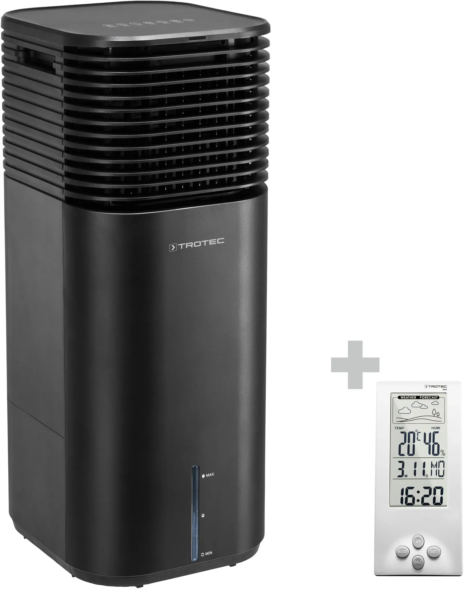 Trotec Aircooler PAE 50 + Design-weerstation BZ06