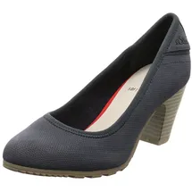 s.Oliver Pumps mit Blockabsatz Bequem, Blau 39 EU - 39 EU