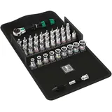 WERA 8100 SA All-in Zyklop Speed-Knarrensatz, mit Haltefunktion, 1/4"-Antrieb, metrisch, 42-teilig