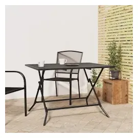 vidaXL Gartentisch Klappbar 110 x 80 x 72 cm Anthrazit